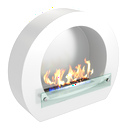 Биокамин Barrel белый (ZeFire)
